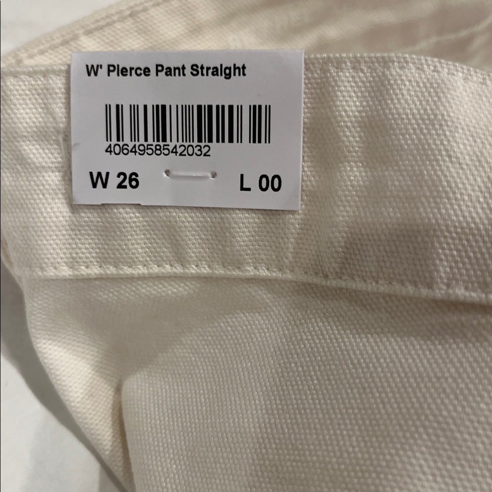 Carhartt WIP Pierce Pant NWT Hudson Off White - Picture 6 of 12